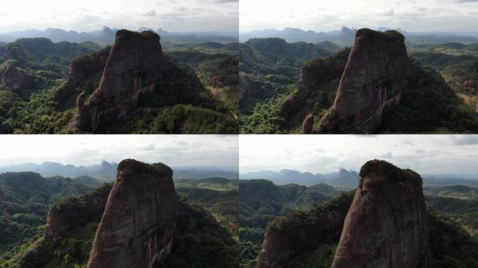 韶关仁化丹霞山无人机航拍阳元石5A景区