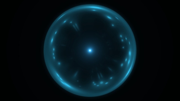 蓝色魔法球能量球