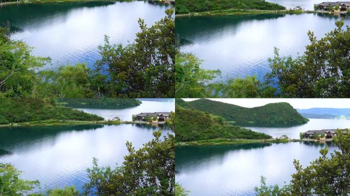 泸沽湖风景 自然 宁静