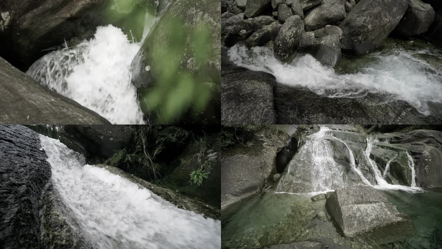 溪流 瀑布