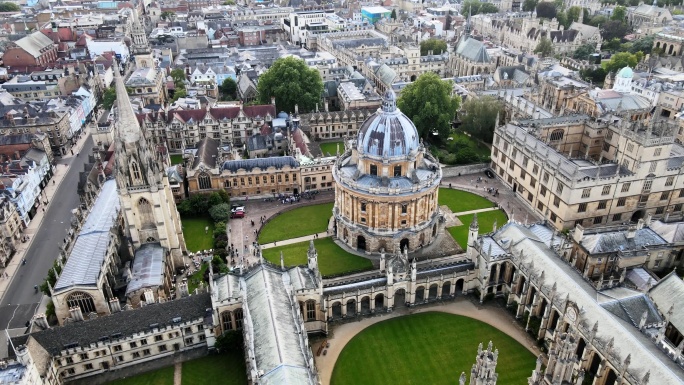 英国牛津大学4K航拍