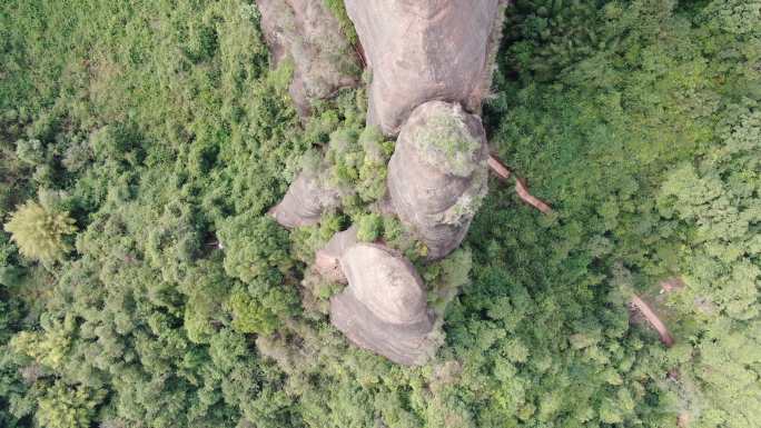 韶关仁化丹霞山无人机航拍阳元石5A景区