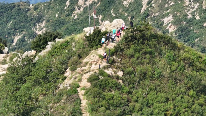 航拍向山面海2023幸福威海越野赛里口山