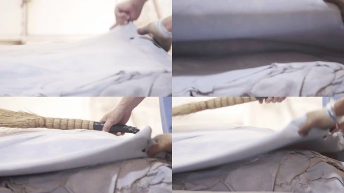 牛皮革制造流程  皮革  皮革加工