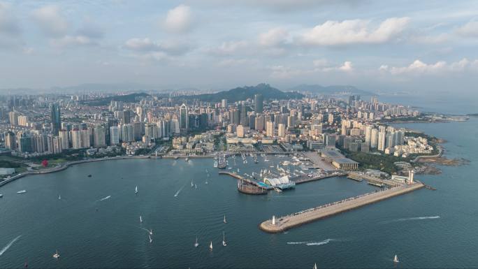 最美海湾港湾青岛奥帆基地中心4K