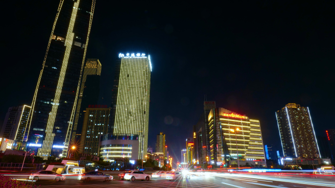 6K芙蓉广场 夜景 延时