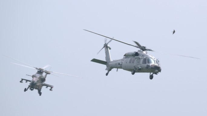 4K稳定：长春航展中国空军直20直升机