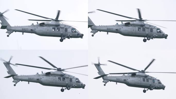 4K稳定：长春航展中国空军直20直升机