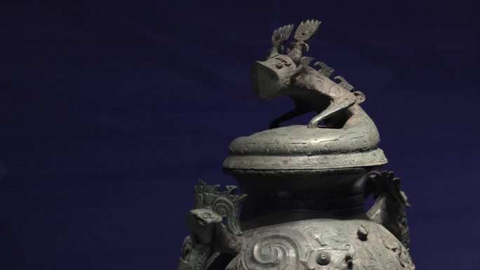 四川博物院 青铜器 兽面纹铜罍  西周