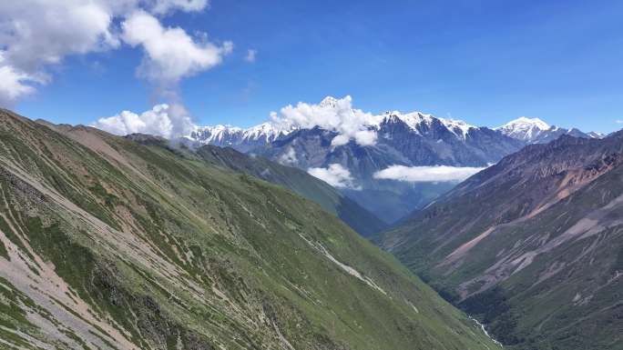 4K拍摄川西里索海子及贡嘎雪山