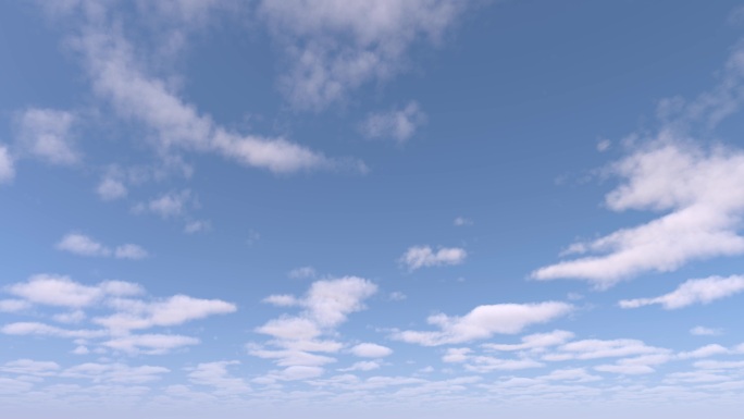 蓝天白云循环动画
