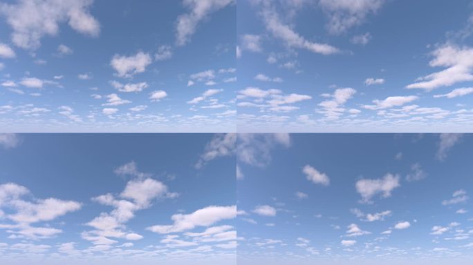 蓝天白云循环动画