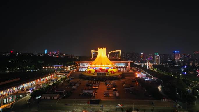南宁国际会展中心夜景