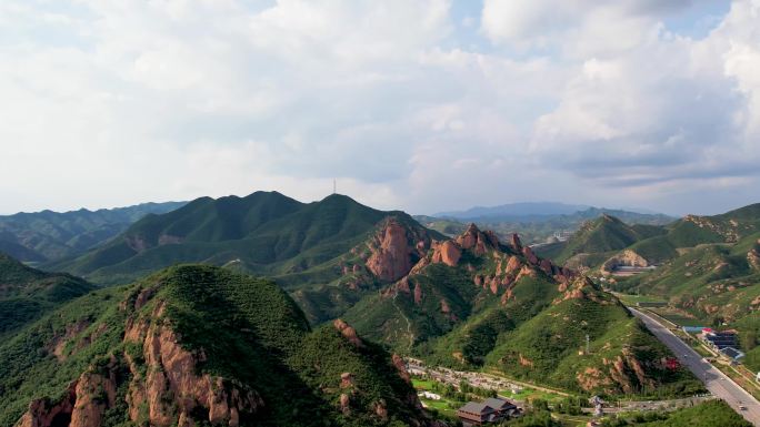 4K航拍 山区风光