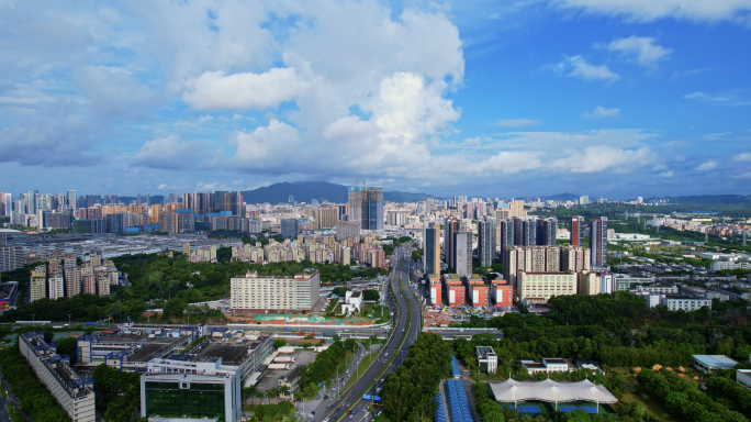 深圳市龙华区华为坂田科技园城市大景