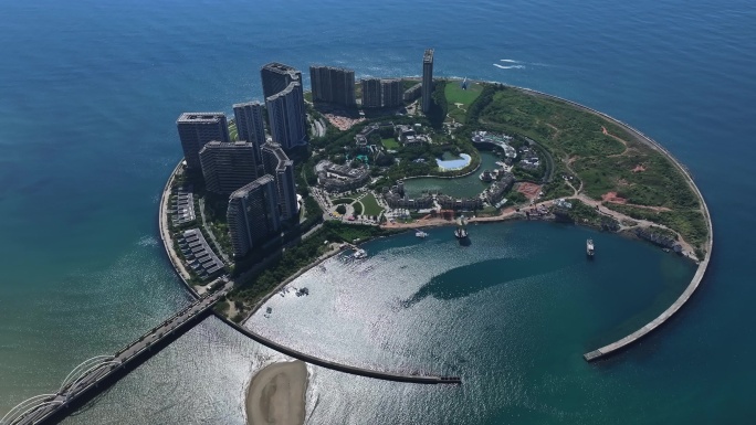 海南万宁日月湾大景