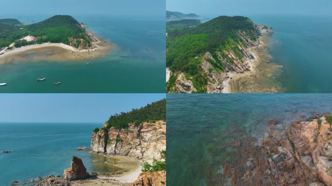 海岛悬崖山崖海水侵蚀岸边