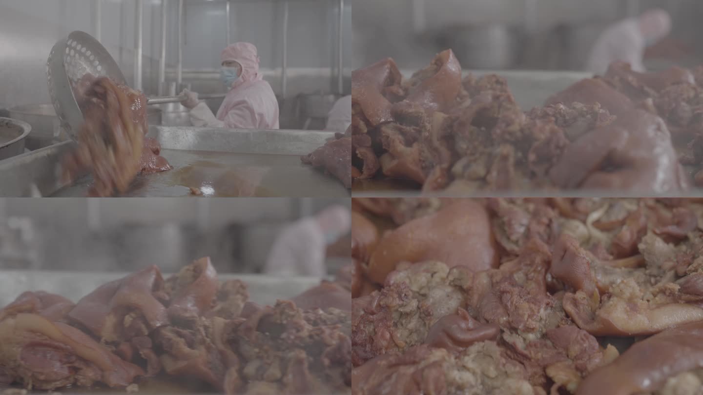 猪头肉生产加工