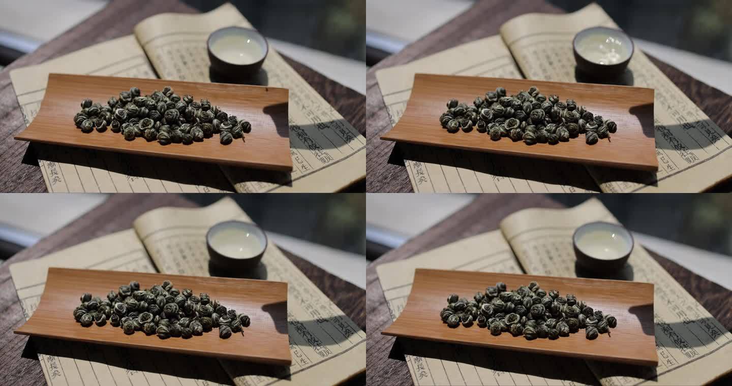 茉莉花茶 绿茶 龙珠 工夫茶 茶叶展示