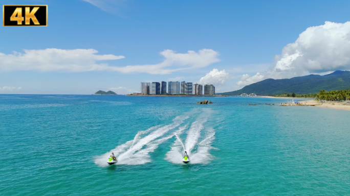 海上游艇海南陵水分界洲岛旅游胜地水上运动