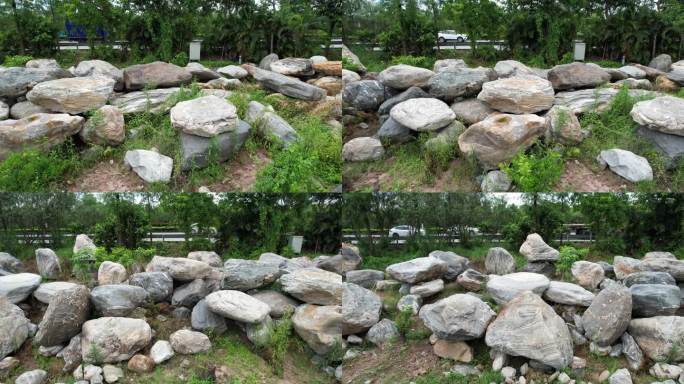 园林景观石 鱼池 假山 风景园林 绿化石