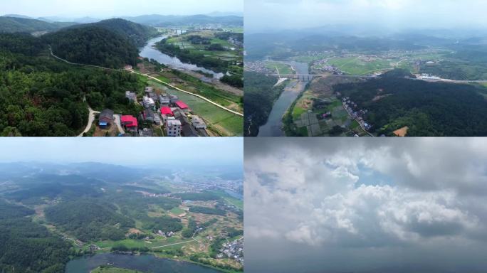 入云端，俯瞰大山里的村庄