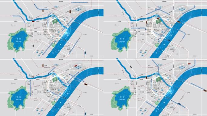 地产地图、区位图、房地产AE模板