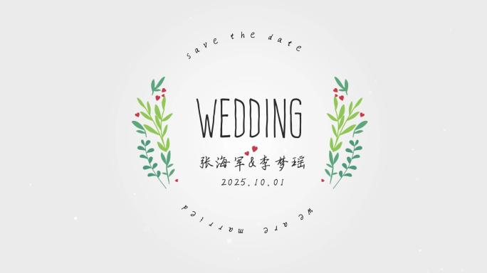 韩式婚礼电子相册暖场mv大图