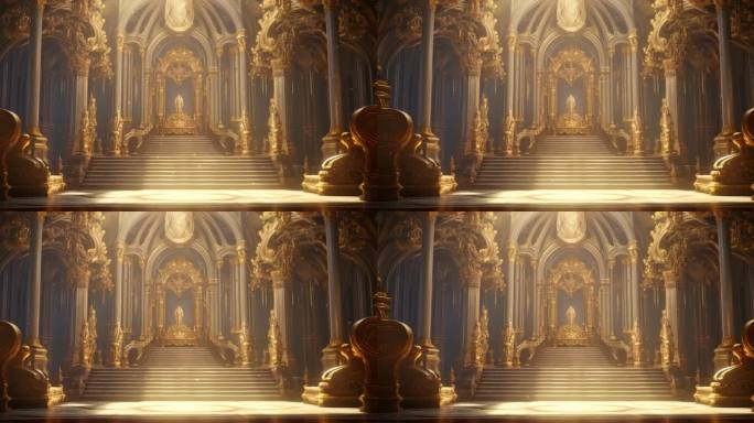 华丽欧式宫殿-可循环