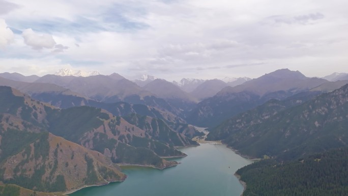 天山天池 天山 天池 新疆 风光 宣传片