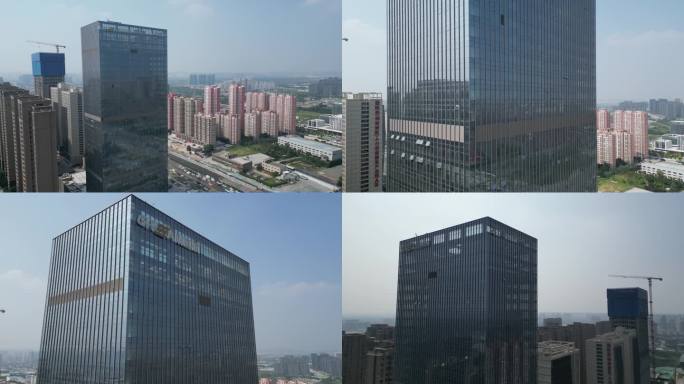 西咸新区丝路金融中心大楼航拍3