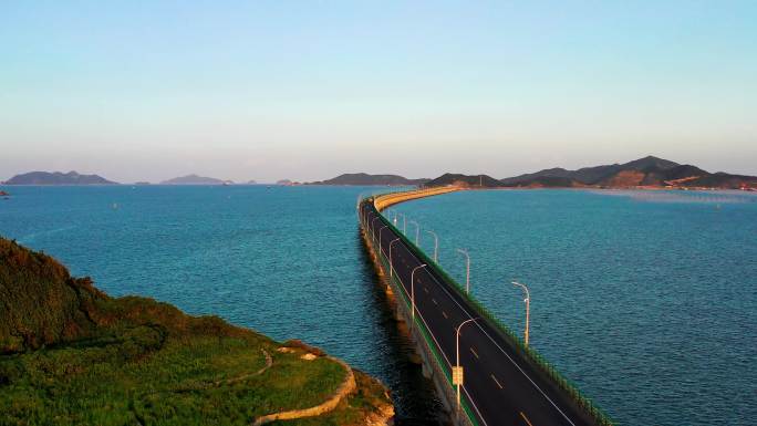 浙江临海市头门港，头门港跨海大桥