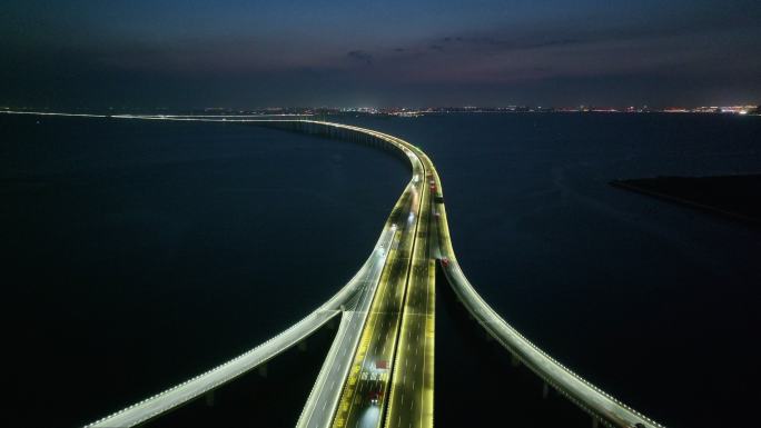 跨海大桥夜景-5