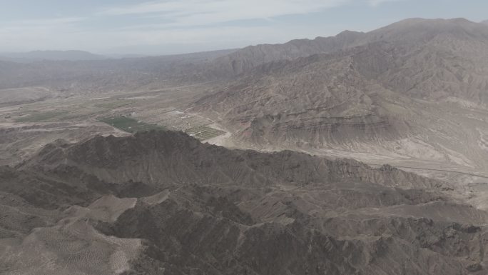4k荒漠戈壁石头山