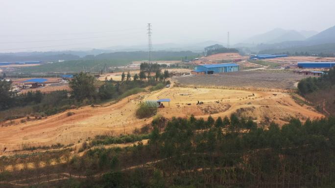 航拍山地越野摩托车运动训练场合集