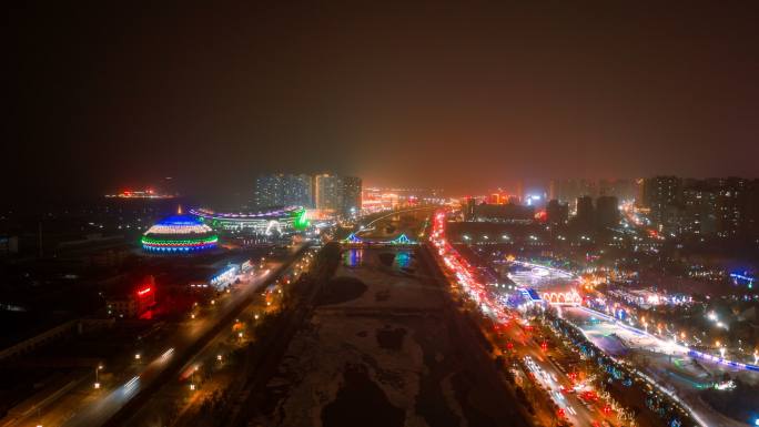 临夏市奥体中心延时