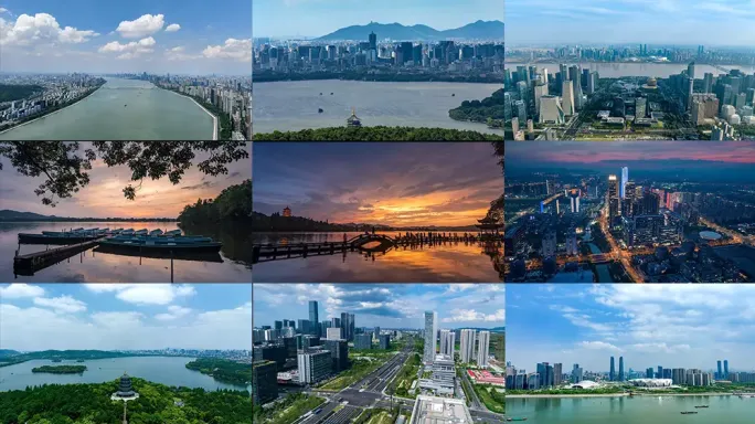 杭州地标延时合集