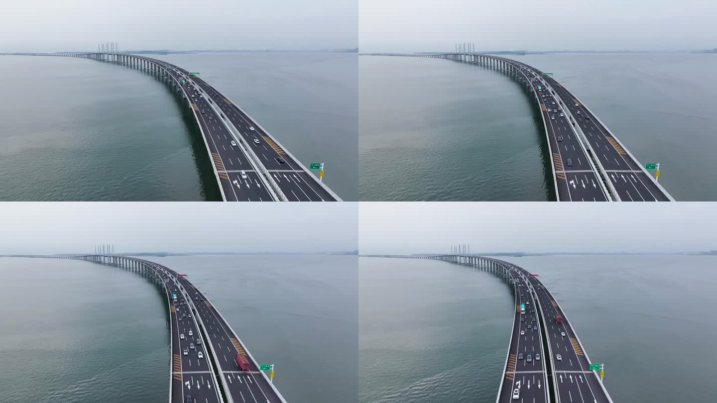 跨海大桥双向六车道