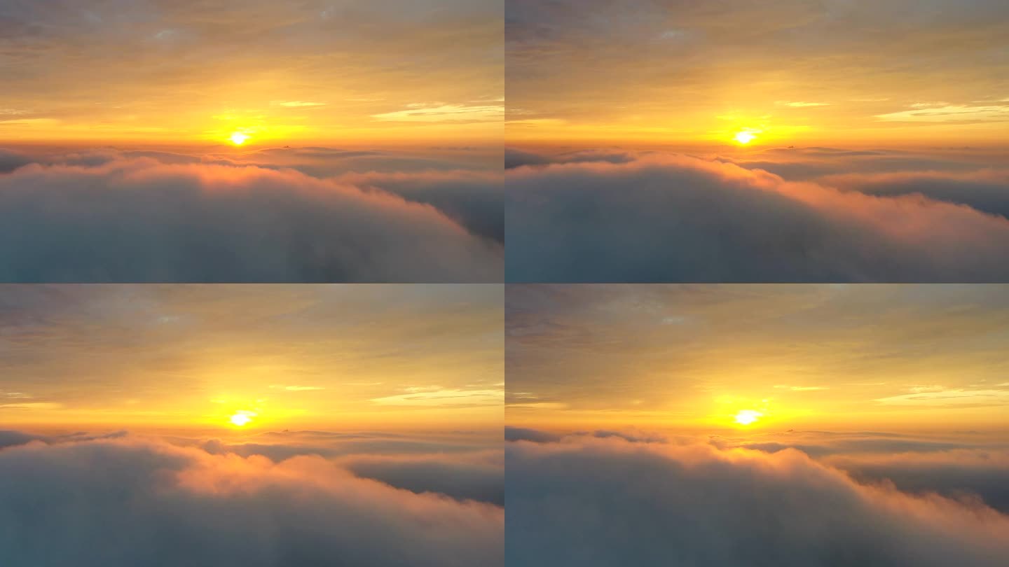 泉州马甲仙公山云雾缭绕延时航拍
