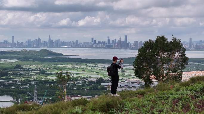 香港鸡公岭高山草原云海