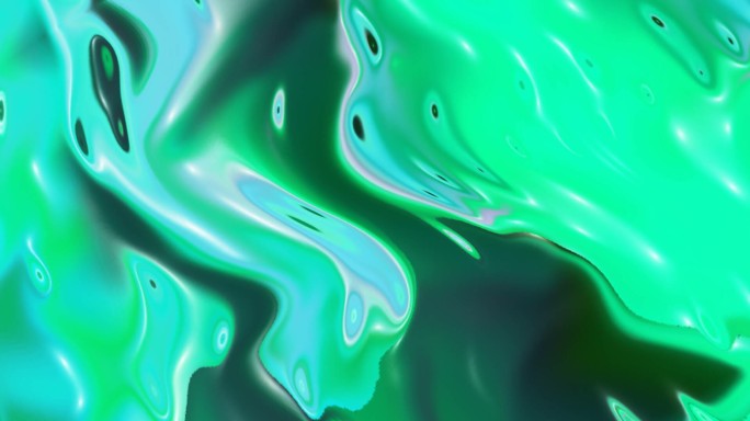 抽象艺术金属玻璃水晶质感流体流动背景15