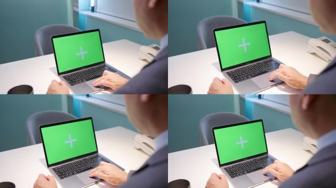 笔记本电脑绿幕 绿幕抠像 绿色屏幕笔记本