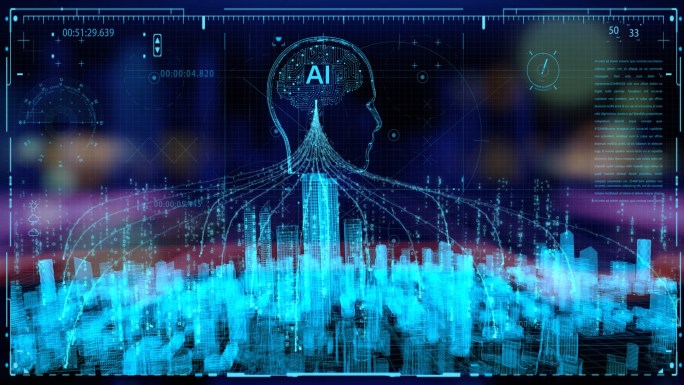 AI人工智能机器人科技模板