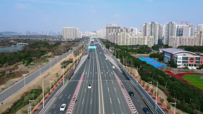 苏州友新高架路立交城市道路