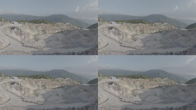 (4K) 浙江温州泰顺县矿山矿坑延时摄影