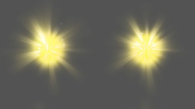 【AE工程】循环放射刺光十字星粒子