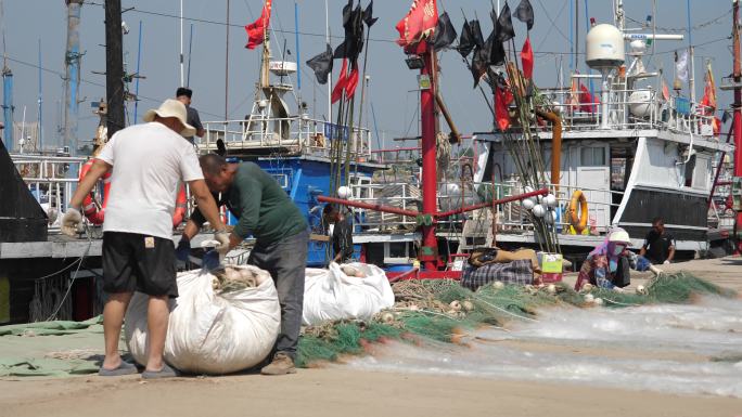 开海前准备 休渔期结束 捕捞准备