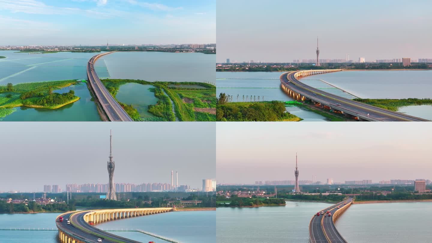 荆州长湖特大桥 江汉运河大桥