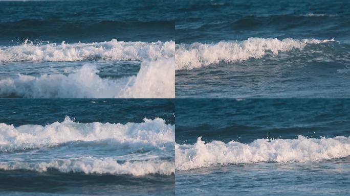 海浪浪花升格慢镜头