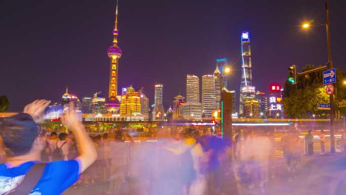 上海 黄埔 外滩 人流 人群 旅游